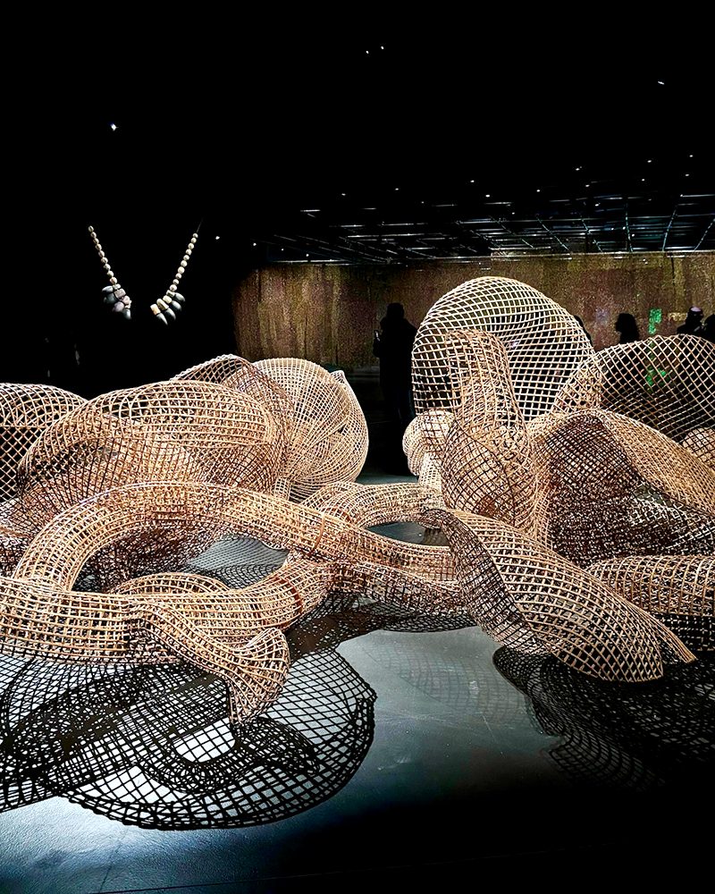 L'allestimento Armonica alla Diriyah Contemporary Art Biennale 2024