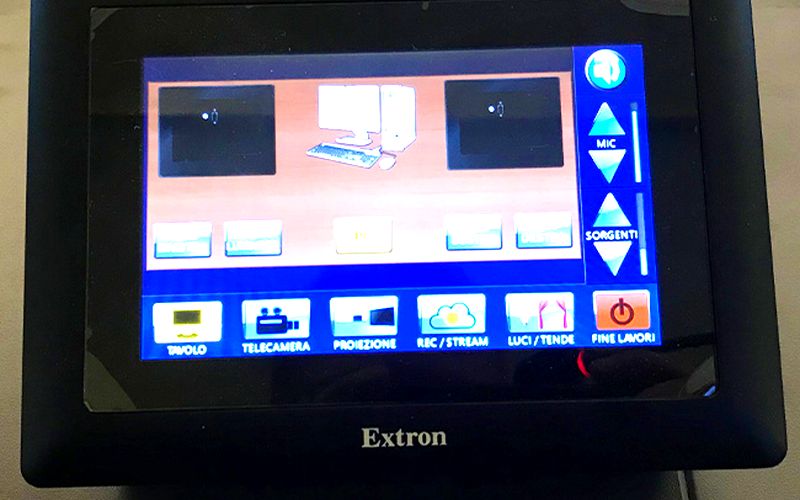 Controllo touch della sala — un lavoro reale Armonica